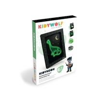 Load image into Gallery viewer, KIDYNEON Kit for Illuminated Wall Decoration - Dino
