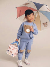 Load image into Gallery viewer, Stone Blue Furry HuxBear Sweatshirt