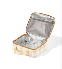 Load image into Gallery viewer, Mini Insulated Lunch Bag - Beige Gingham