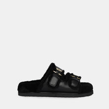 Load image into Gallery viewer, LOUIS FOOTBED BLACK