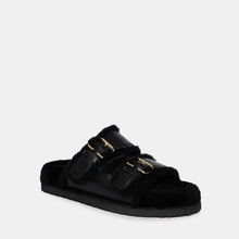 Load image into Gallery viewer, LOUIS FOOTBED BLACK