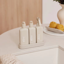 Load image into Gallery viewer, DISHWASHING LIQUID, HAND WASH & BENCH SPRAY + TRAY, PREMIUM KITCHEN TRIO