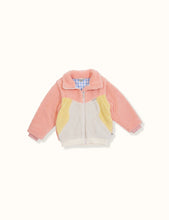 Load image into Gallery viewer, MAXX SHEARLING JACKET WITH ZIP OFF SLEEVES PEACH CREAM