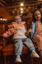 Load image into Gallery viewer, MAXX SHEARLING JACKET WITH ZIP OFF SLEEVES PEACH CREAM
