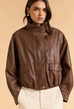 Load image into Gallery viewer, SOFT FAUX LEATHER JACKET - BROWN (PRE-ORDER LANDING SOON)
