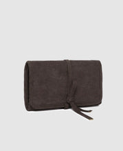 Load image into Gallery viewer, Carla Suedette Jewellery Sleeve - Chocolate
