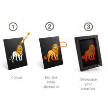 Load image into Gallery viewer, KIDYNEON Kit for Illuminated Wall Decoration - Animals
