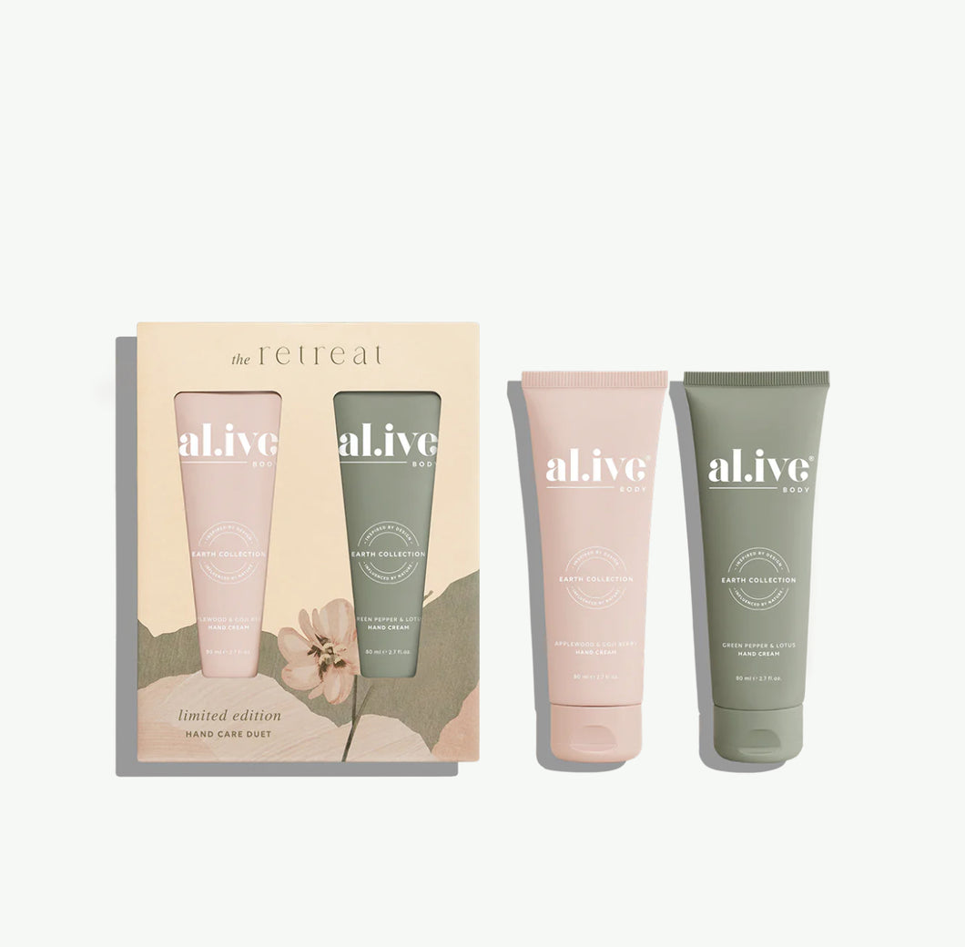 Hand Care Duet - Applewood & Goji Berry + Green Pepper & Lotus