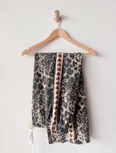 Load image into Gallery viewer, LEOPARD HEART PANTS BROWN &amp; BEGIE
