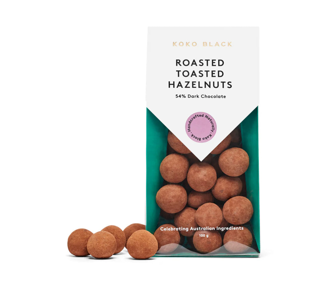 Roasted Toasted / Hazelnuts
Dark Chocolate