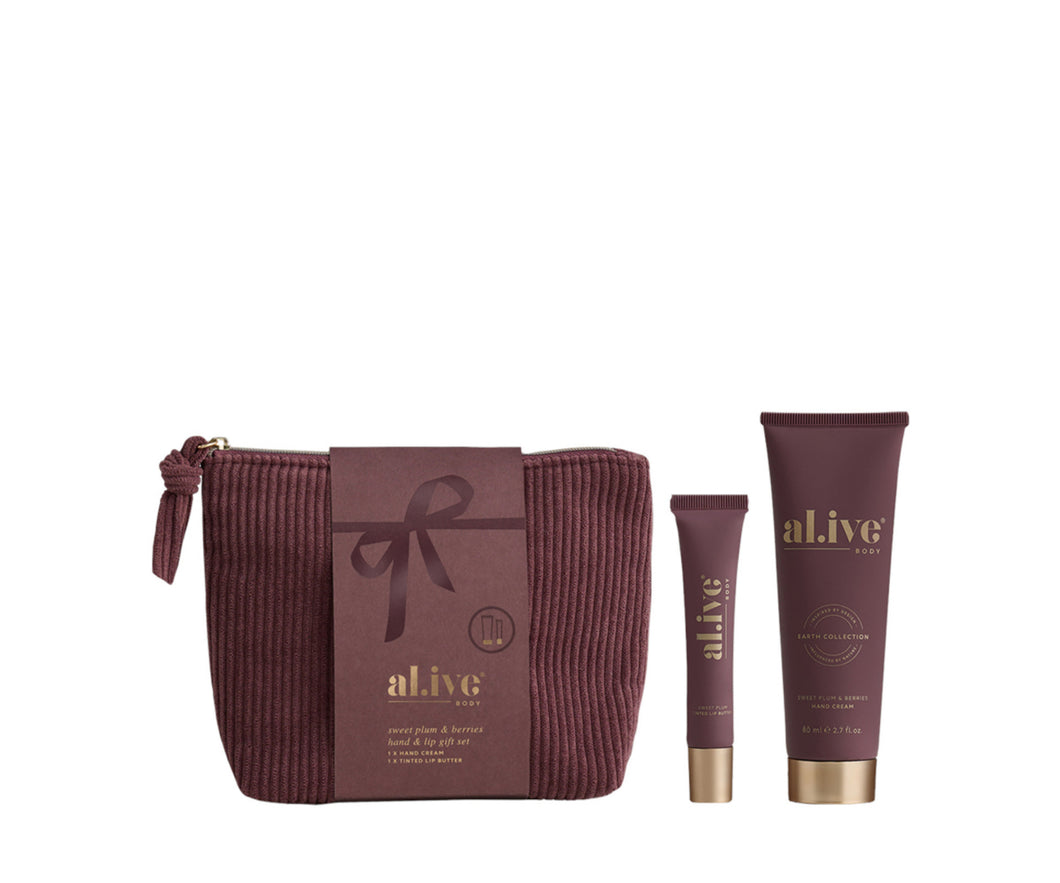 Hand & Lip Gift Set Sweet Plum & Berries