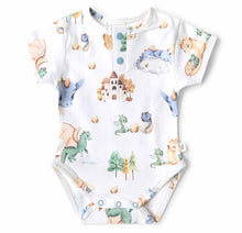 Load image into Gallery viewer, Dragon Short Sleeve Organic Bodysuit
