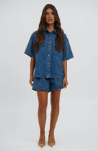 Load image into Gallery viewer, DELANEY DENIM SET DARK BLUE
