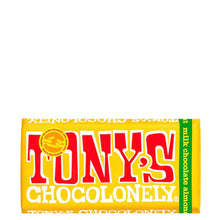Load image into Gallery viewer, Tony&#39;s Chocolonely Milk Honey Almond Nougat Chocolate
