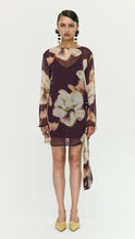 Load image into Gallery viewer, SHEER FLORAL MINI DRESS
