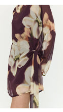 Load image into Gallery viewer, SHEER FLORAL MINI DRESS
