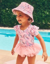 Load image into Gallery viewer, Rainbow Unicorn Frill Ballet Swimsuit - Babies-Kids
