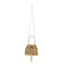 Load image into Gallery viewer, SANTORINI STUDDED HOTFIX POUCH - Gold
