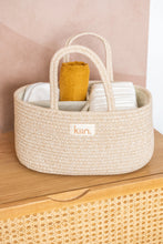 Load image into Gallery viewer, Cotton Rope Nappy Caddy Organiser

