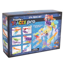 Load image into Gallery viewer, Trestle Tracks Pro Marble Run Set, 274-Pcs Marble Track
