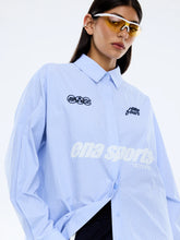 Load image into Gallery viewer, ENA SPORTS SHIRT
POWDER BLUE STRIPE
