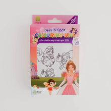 Load image into Gallery viewer, Silicone Seek N Spot Colouring Mat- Princesses and Fairies
