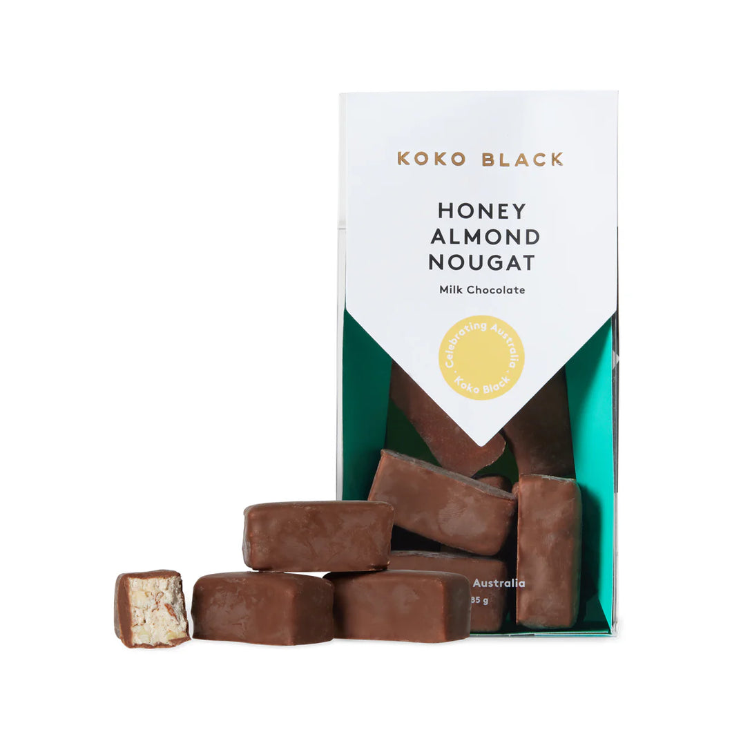 Honey Almond Nougat | 85g
Milk Chocolate