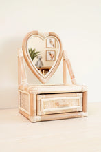 Load image into Gallery viewer, RATTAN HEART VANITY
